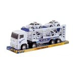 Inercinis policijos autovežis su 4 automobiliais