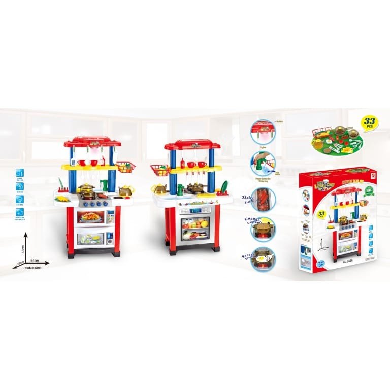 Vaikiškas virtuvėlės rinkinys “Happy Little Chef” 33 pcs