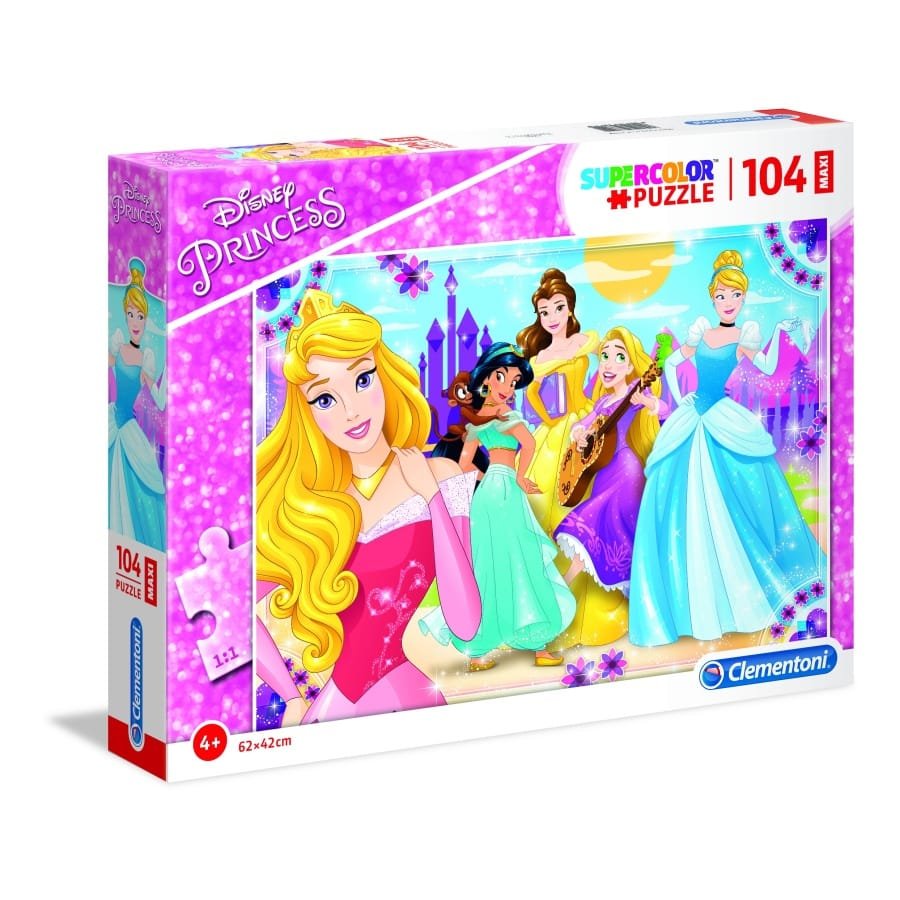 Supercolor Maxi dėlionė “Disney Princess” 104 pcs