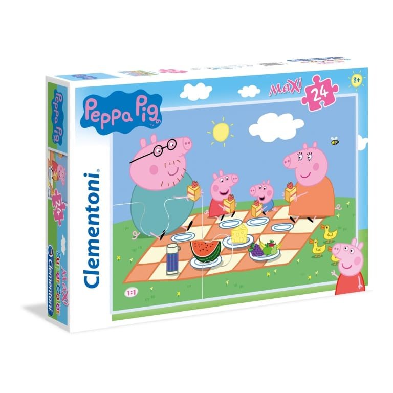 Supercolor Maxi dėlionė “Peppa Pig” 24 psc