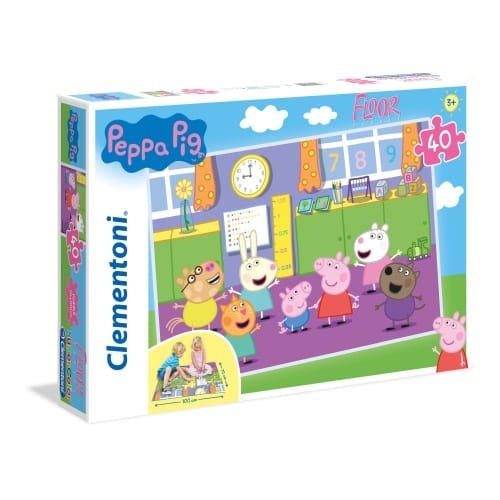 Supercolor Floor dėlionė “Peppa Pig” 40 pcs