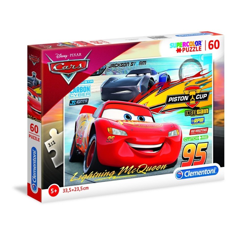Supercolor dėlionė “Cars” 60 pcs