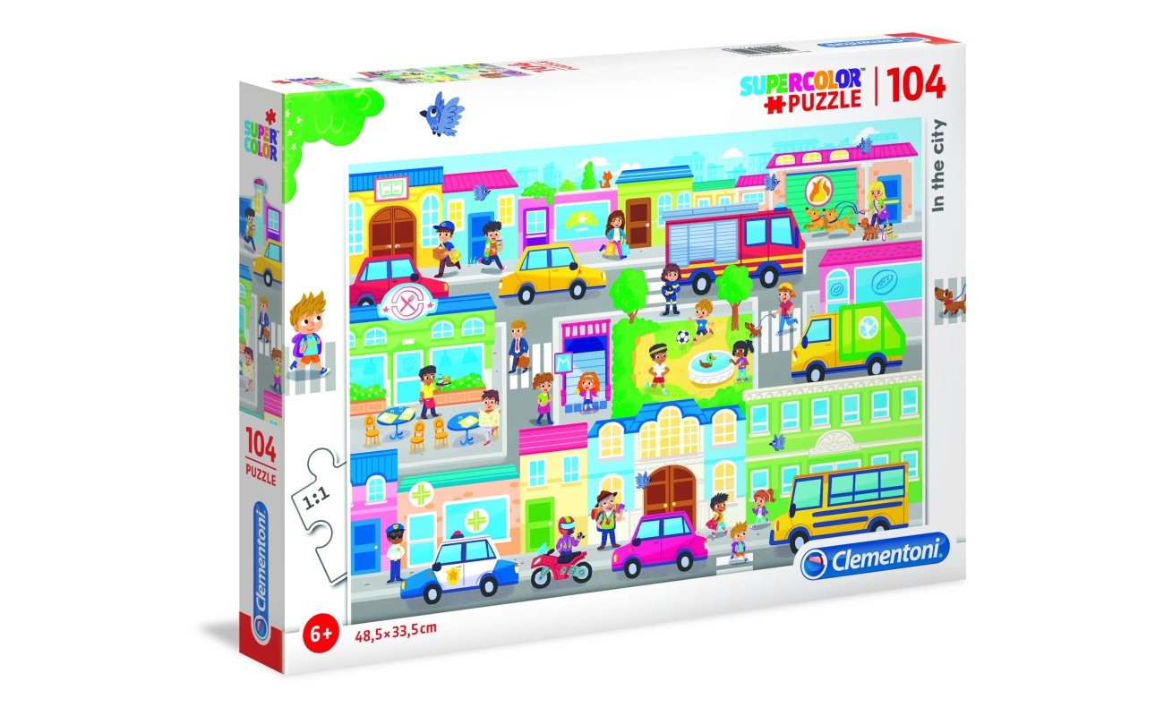 Supercolor dėlionė “In The City” 104 pcs