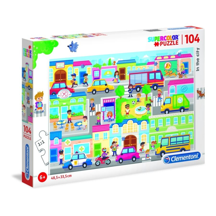 Supercolor dėlionė “In The City” 104 pcs