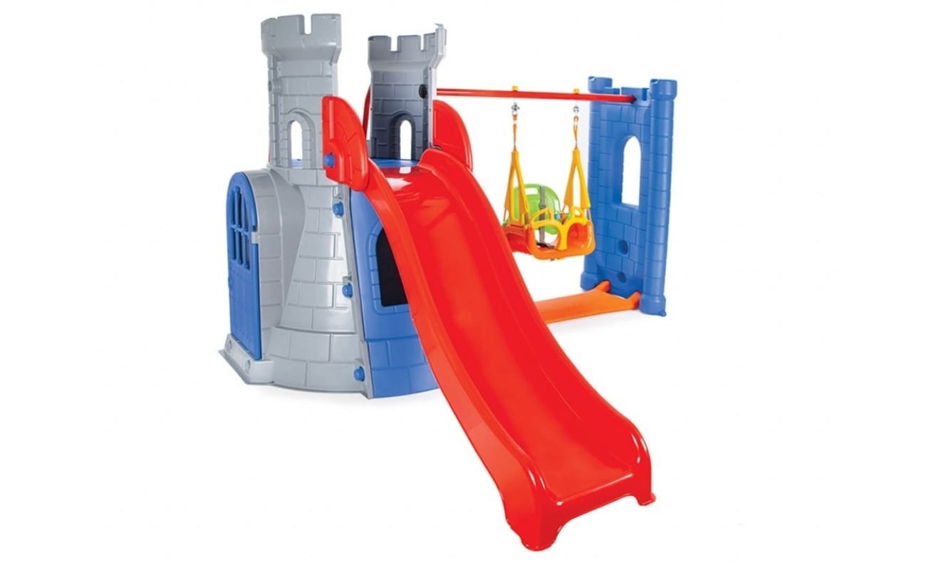 Pilsan vaikiškos sūpynės ir čiuožykla “Castle”