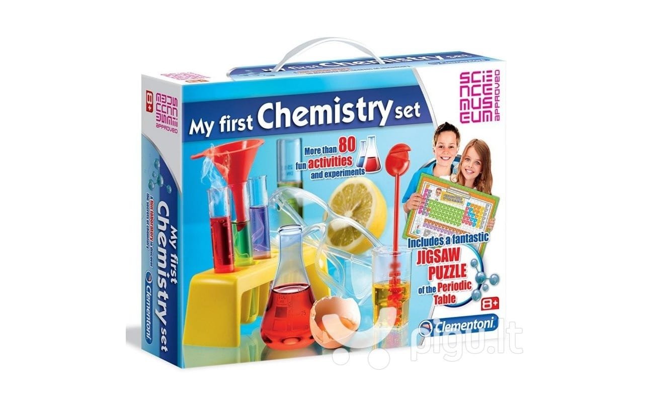 Vaikiškas žaidimas “Mano pirmasis chemijos rinkinys” (LT+LV+EE+RU)