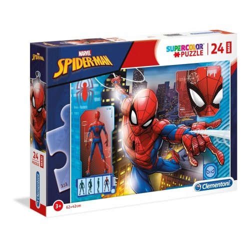 Clementoni Supercolor Maxi dėlionė “Spider-Man” 24pcs