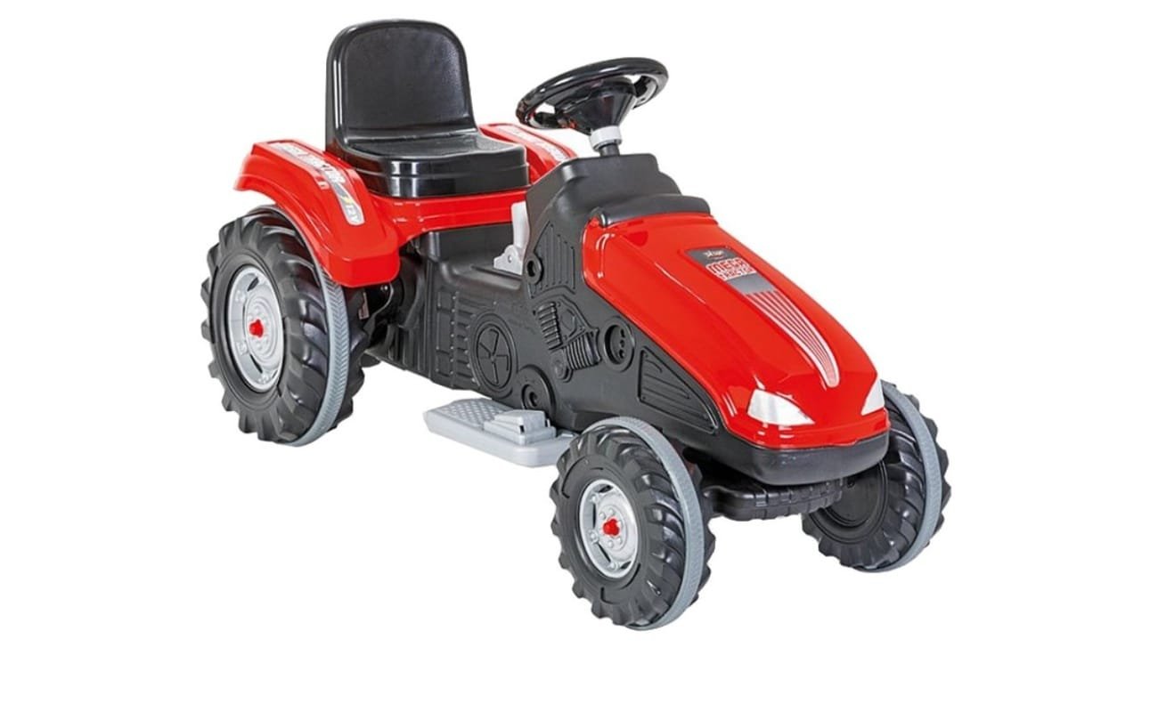 Elektrinis traktorius 12V Pilsan “MEGA” – Raudona