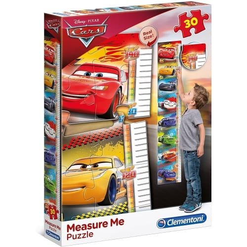 Clementoni dėlionė – ūgio matuoklė “Disney Cars” 30