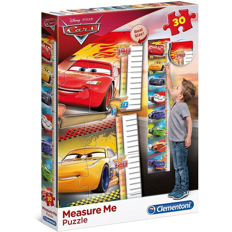 Clementoni dėlionė – ūgio matuoklė “Disney Cars” 30