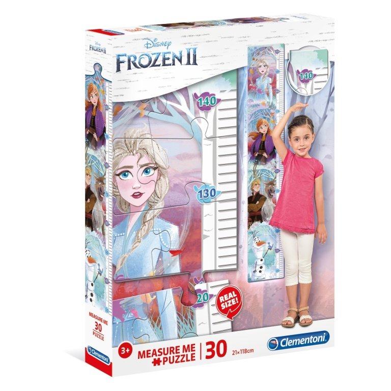 Clementoni dėlionė – ūgio matuoklė “Frozen 2” 30 pcs