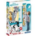 Clementoni dėlionė – ūgio matuoklė “Disney Animal” 30 pcs