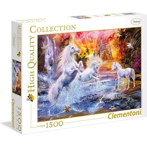 Clementoni dėlionė “Wild Unicorns” 1500pcs