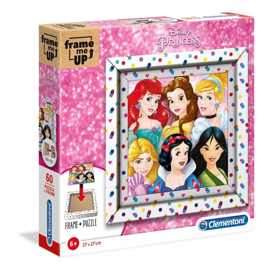 Clementoni dėlionė Frame Me Up “Disney Princesses” 60pcs