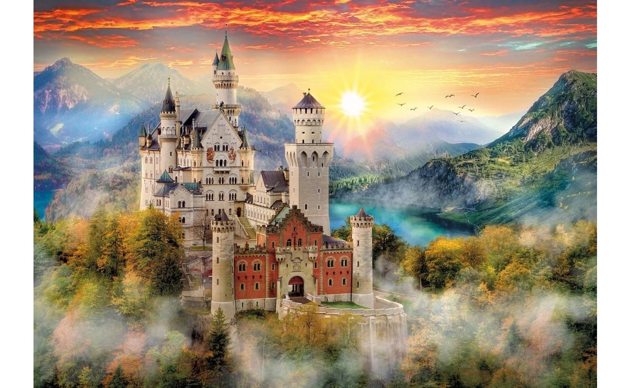 Clementoni dėlionė “Neuschwanstein ” 2000pcs
