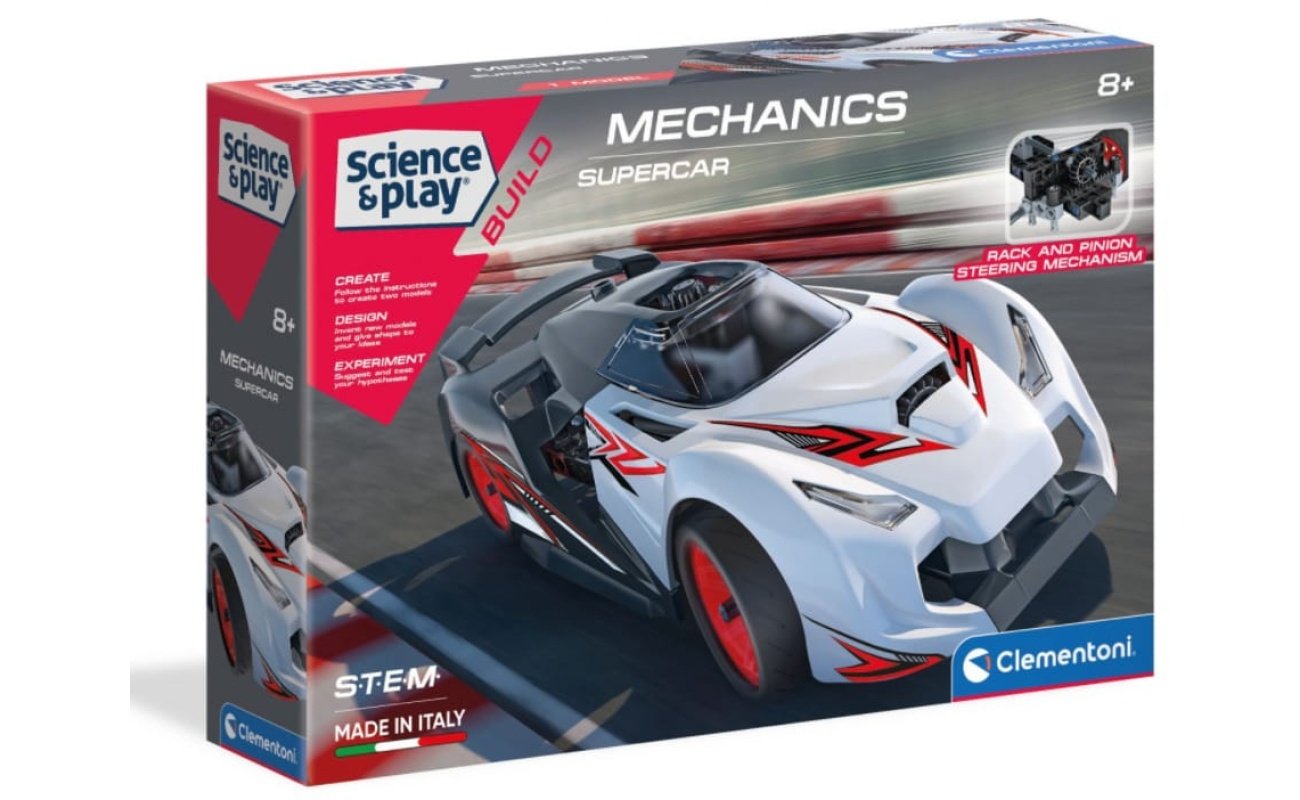 Clementoni konstruktorius “Mechanical Labs – “SUPERCAR”