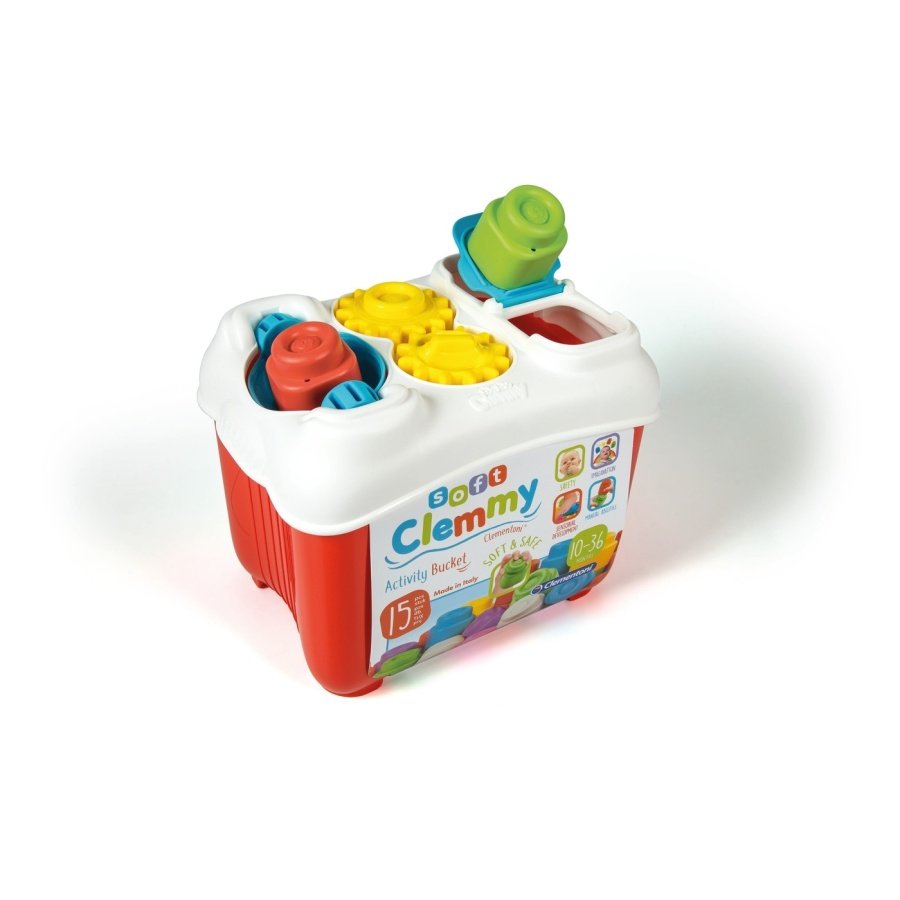 Clementoni Konstruktorius “Baby Clemmy Activity Bucket”