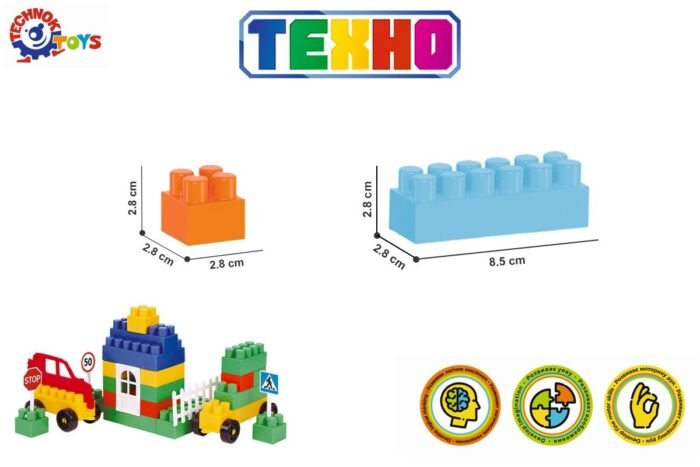 Technok konstruktoriaus rinkinys (190 dalių)