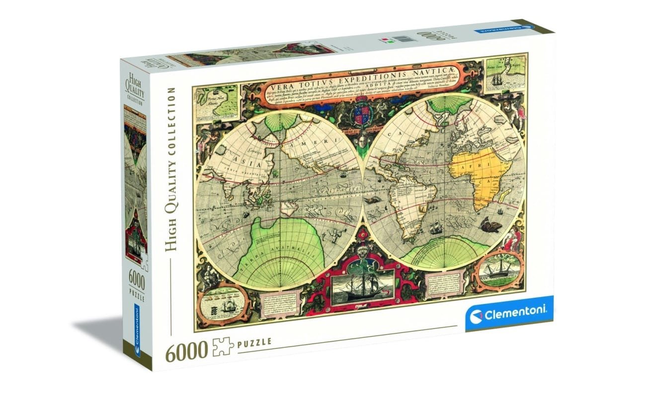 Clementoni dėlionė “Antique Nautical Map” 6000pcs
