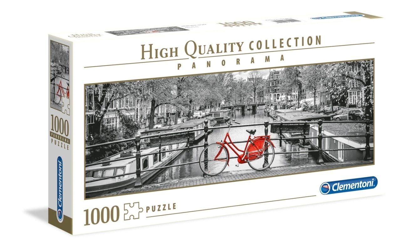 Clementoni dėlionė “Amsterdam bicycle” 1000pcs