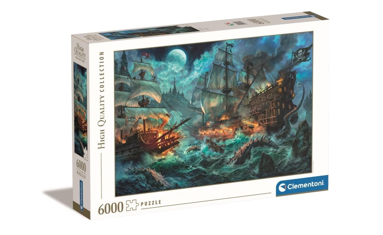 Clementoni dėlionė “Pirates Battle” 6000pcs