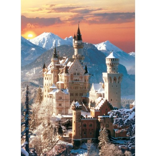 Clementoni dėlionė “Neuschwanstein” 1500pcs