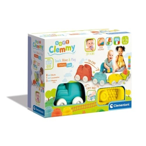 Clementoni traukinukas “Soft Clemmy-Senosory Train”