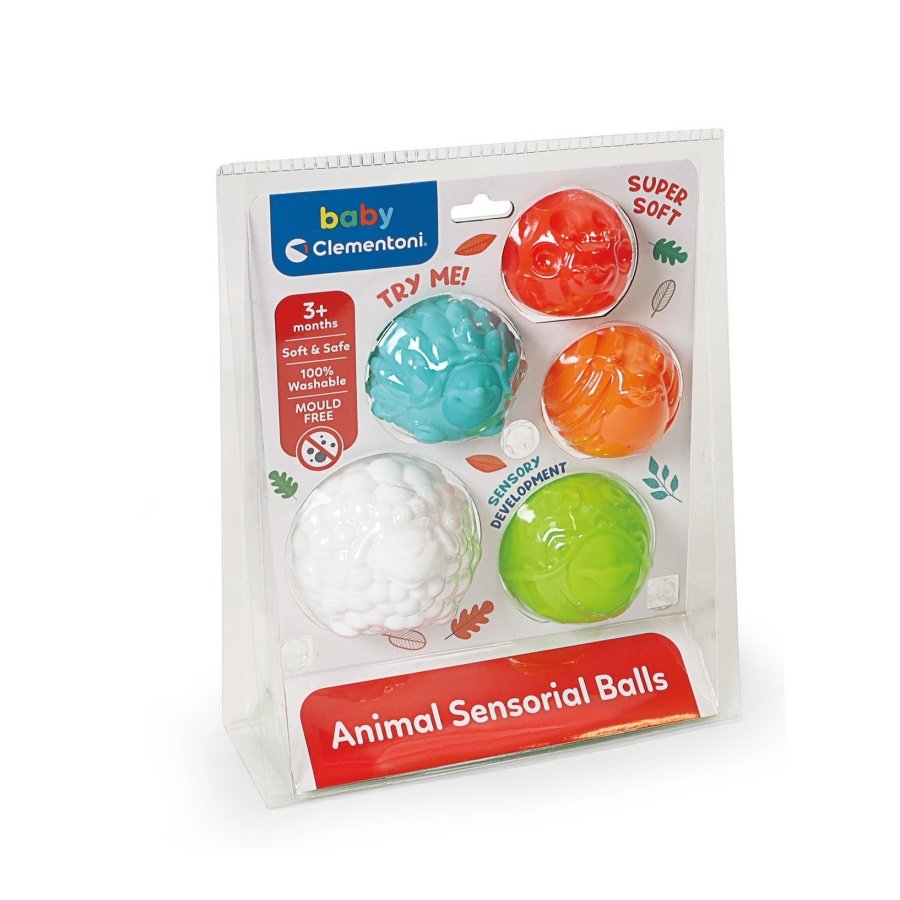 Clementoni Baby minkšti kamuoliukai “Sensorial Balls”