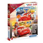 Clementoni supercolor dėlionė “Disney Cars” 2×20 pcs