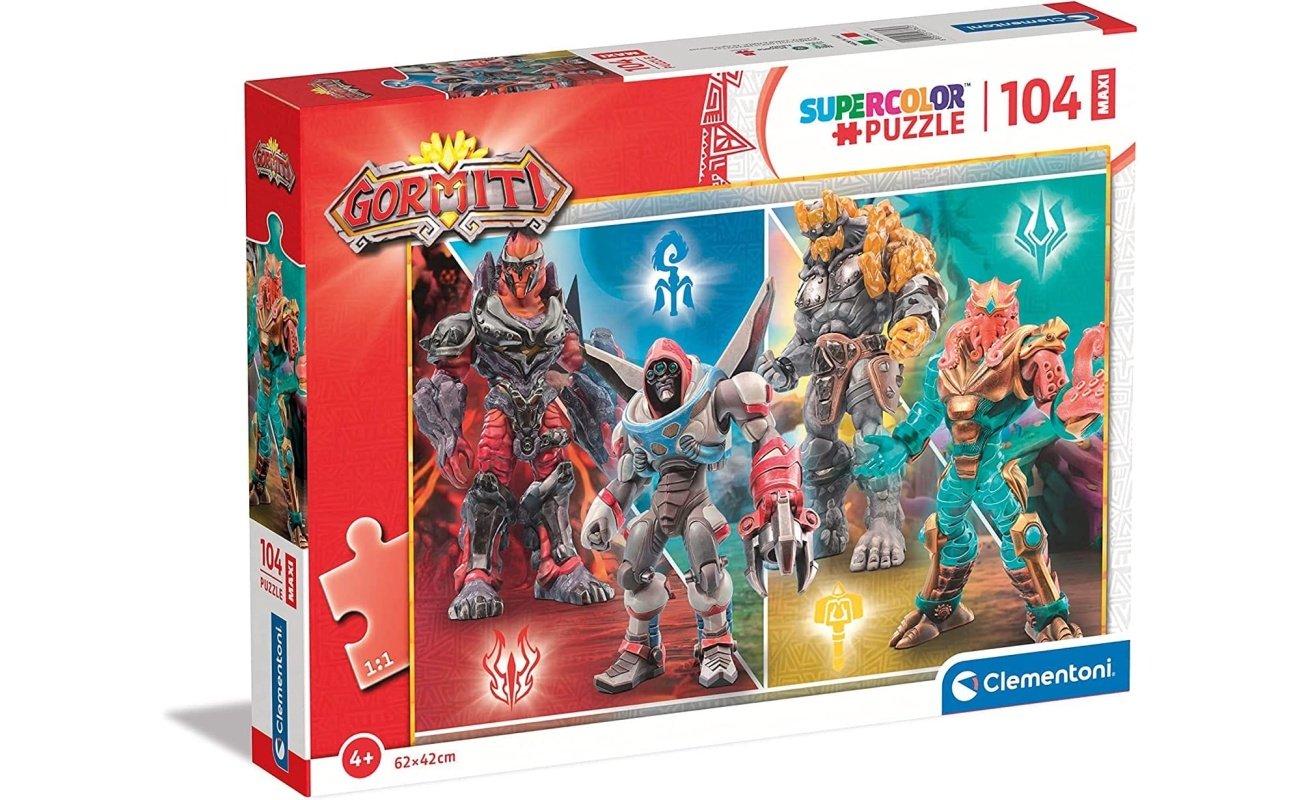 Clementoni Supercolor Maxi dėlionė “Gormiti ” 104 pcs