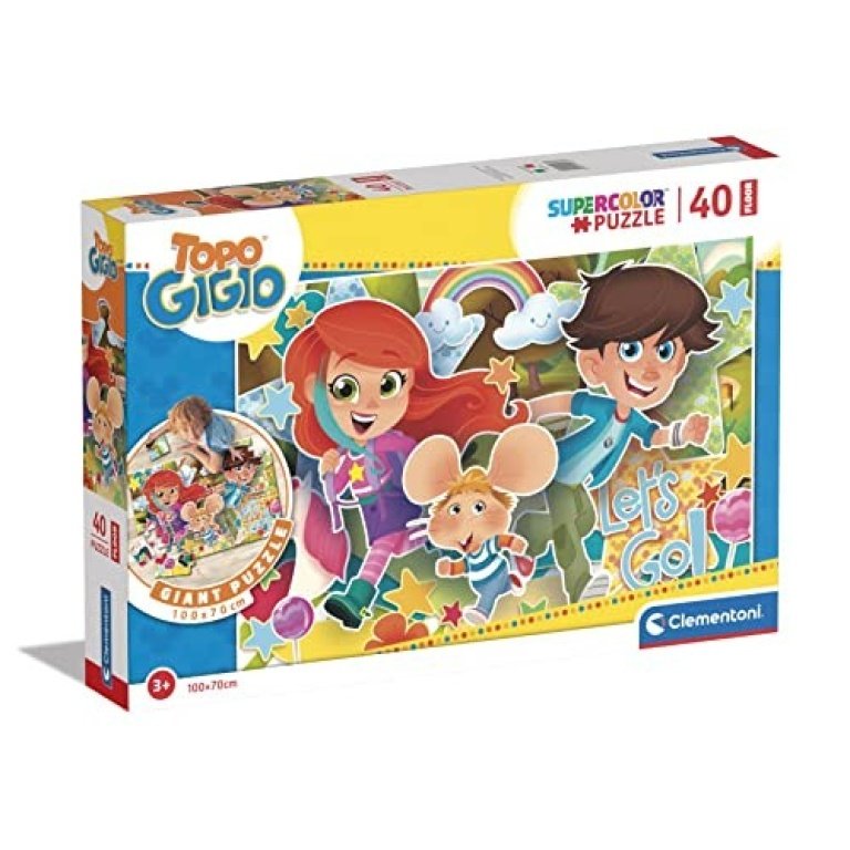 Clementoni Supercolor Floor dėlionė “Topo Gigio” 40 pcs