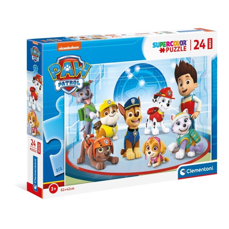 Clementoni Supercolor Maxi dėlionė “Paw Patrol” 24pcs