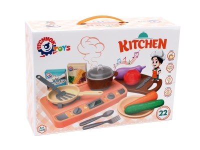 Žaislinių indų-virtuvės rinkinys “TechnoK”