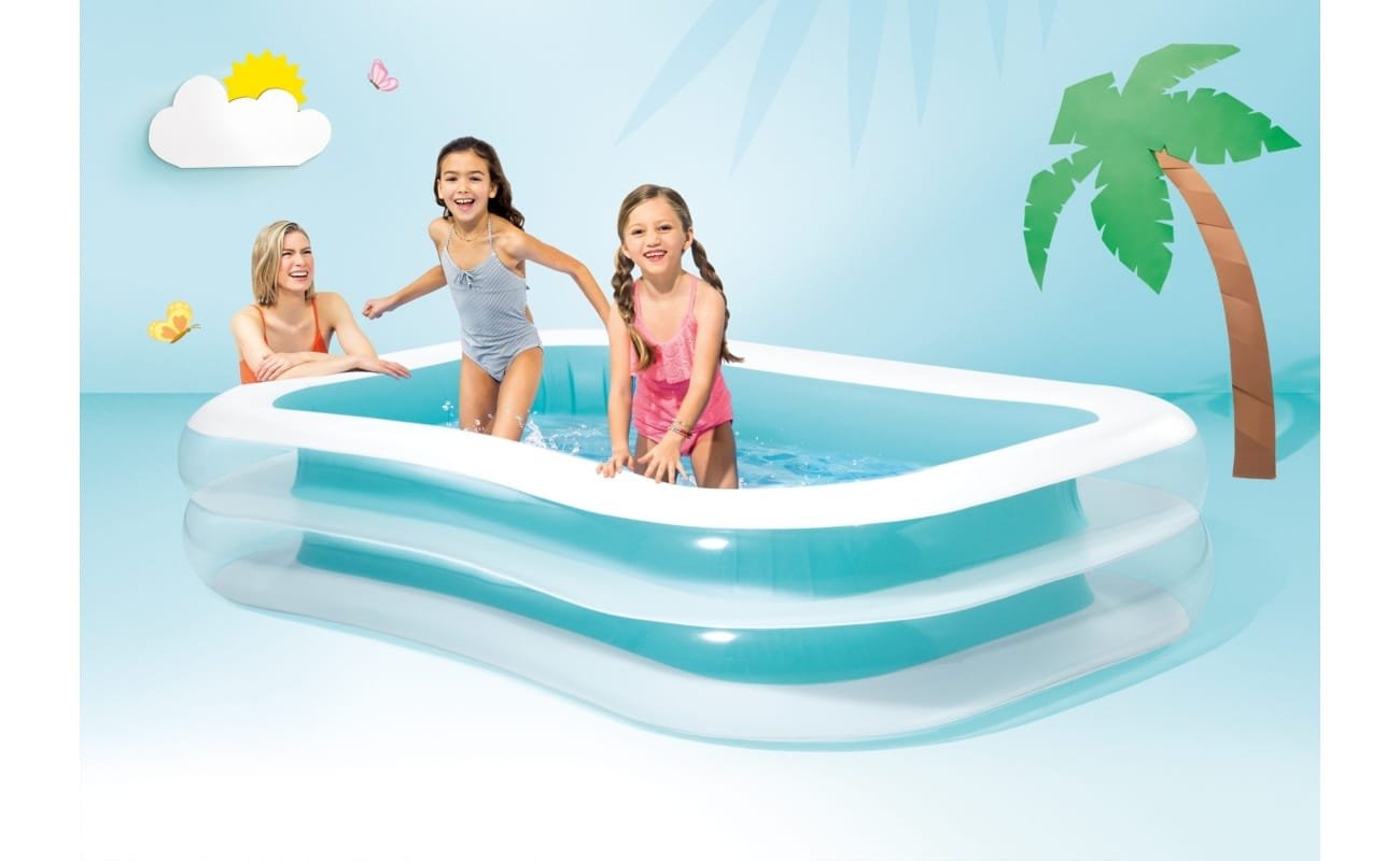 Pripučiamas lauko baseinas INTEX Swim Center Family Pool 262x175x56 cm