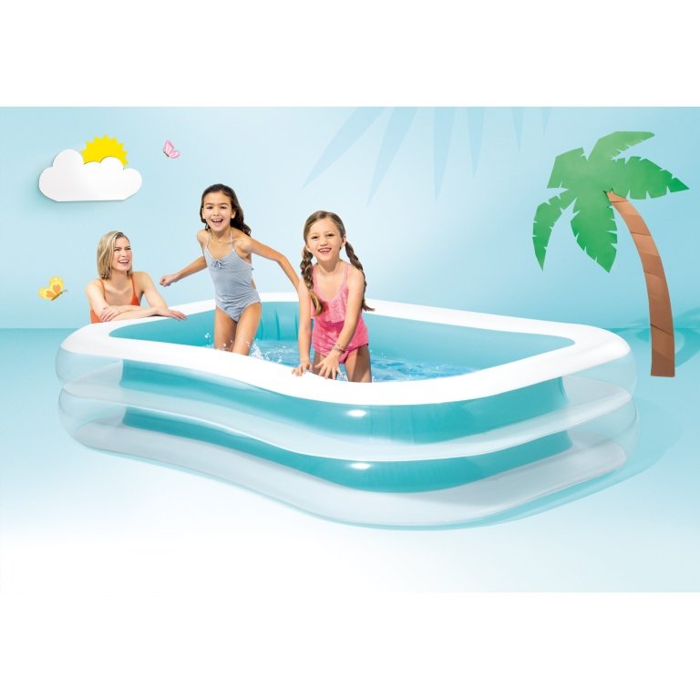 Pripučiamas lauko baseinas INTEX Swim Center Family Pool 262x175x56 cm