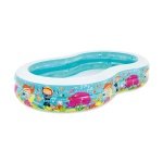 Pripučiamas lauko baseinas INTEX Snorkel Fun Swim Center Pool 262x160x46cm