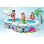 Pripučiamas lauko baseinas INTEX Snorkel Fun Swim Center Pool 262x160x46cm