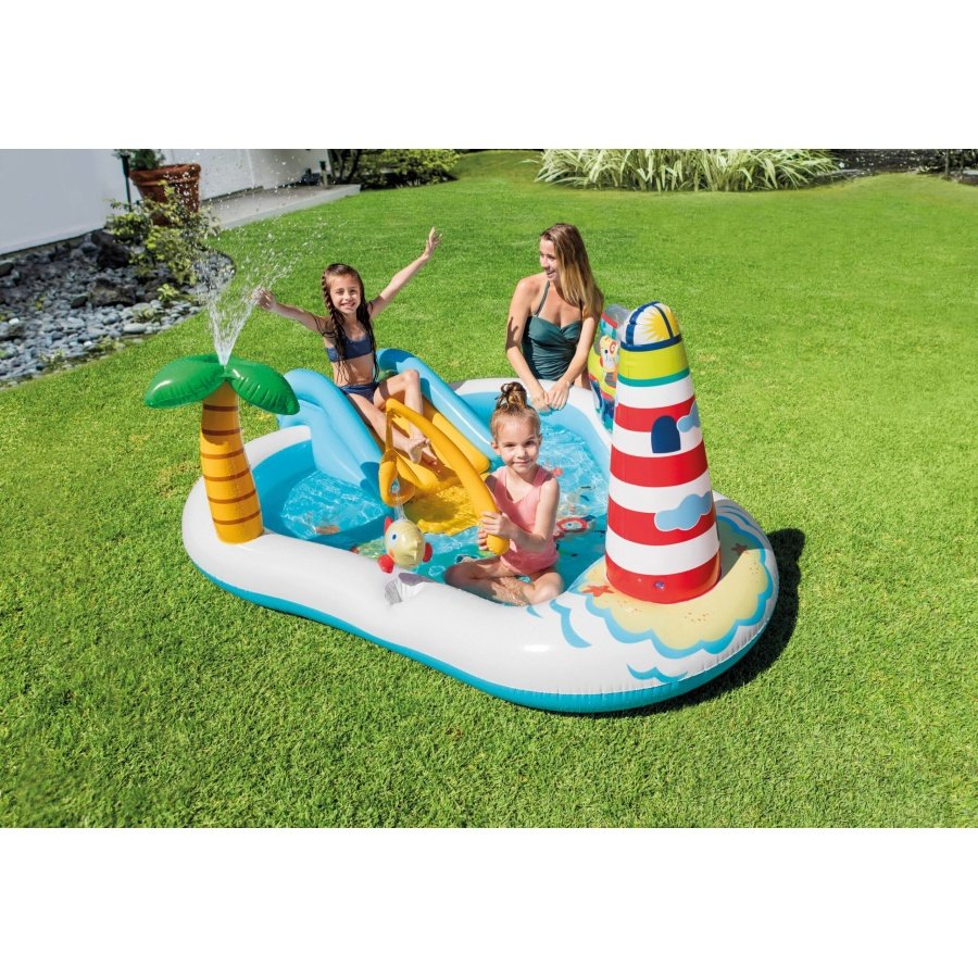 Pripučiamas baseinas (žaidimų aikštelė) INTEX Fishing Fun Play Center (2.18m x 1.88m x 0.99m)