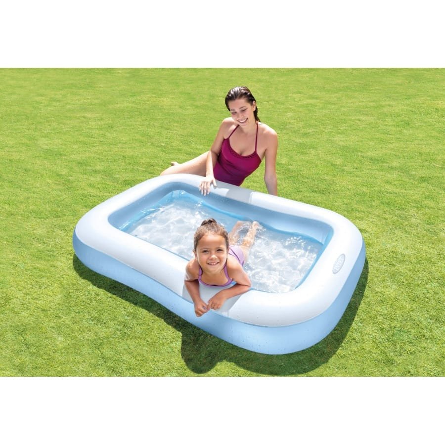 Pripučiamas baseinas INTEX Rectangular Pool 166x100x25 cm