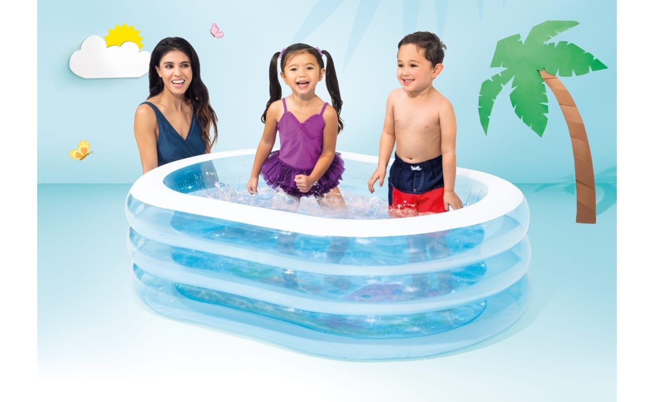 Pripučiamas baseinas INTEX My Sea Friends Pool 163x107x46cm