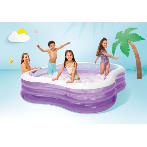 Pripučiamas baseinas INTEX Beach Wave Swim Center Pool 229x229x56cm