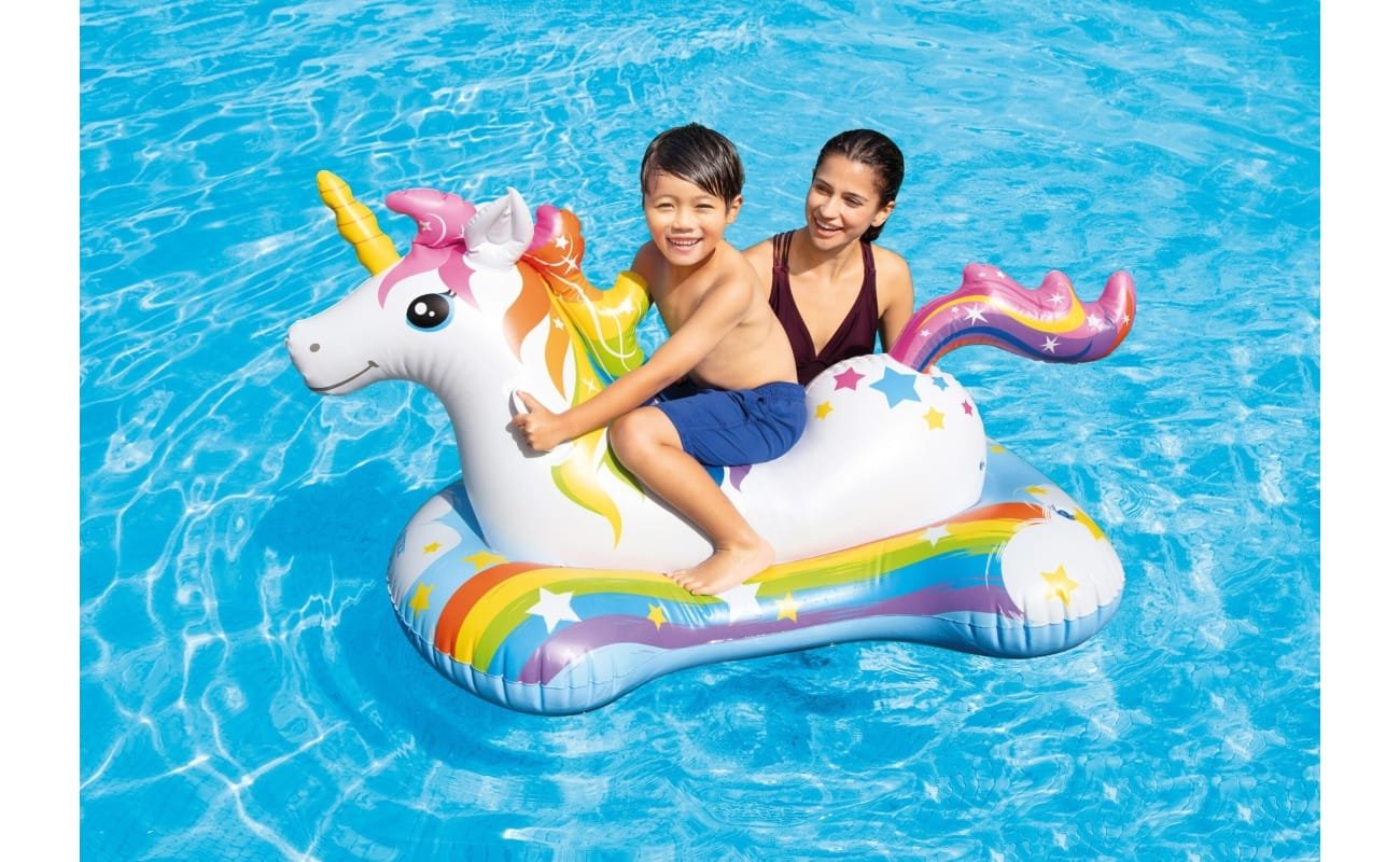 Pripučiamas plaustas INTEX Magical Unicorn 163x86cm