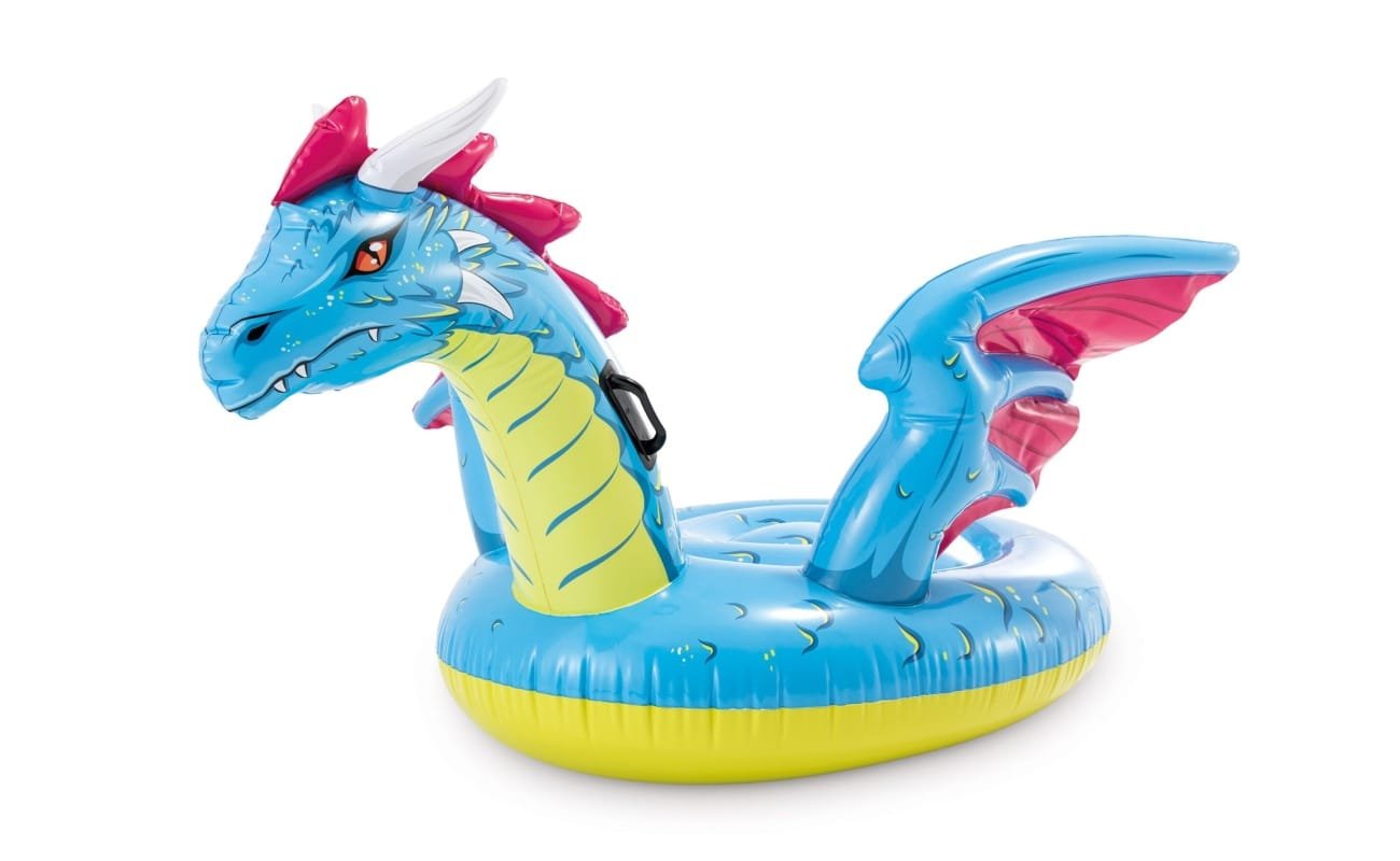 Pripučiamas plaustas INTEX Mystical Dragon 201x191cm