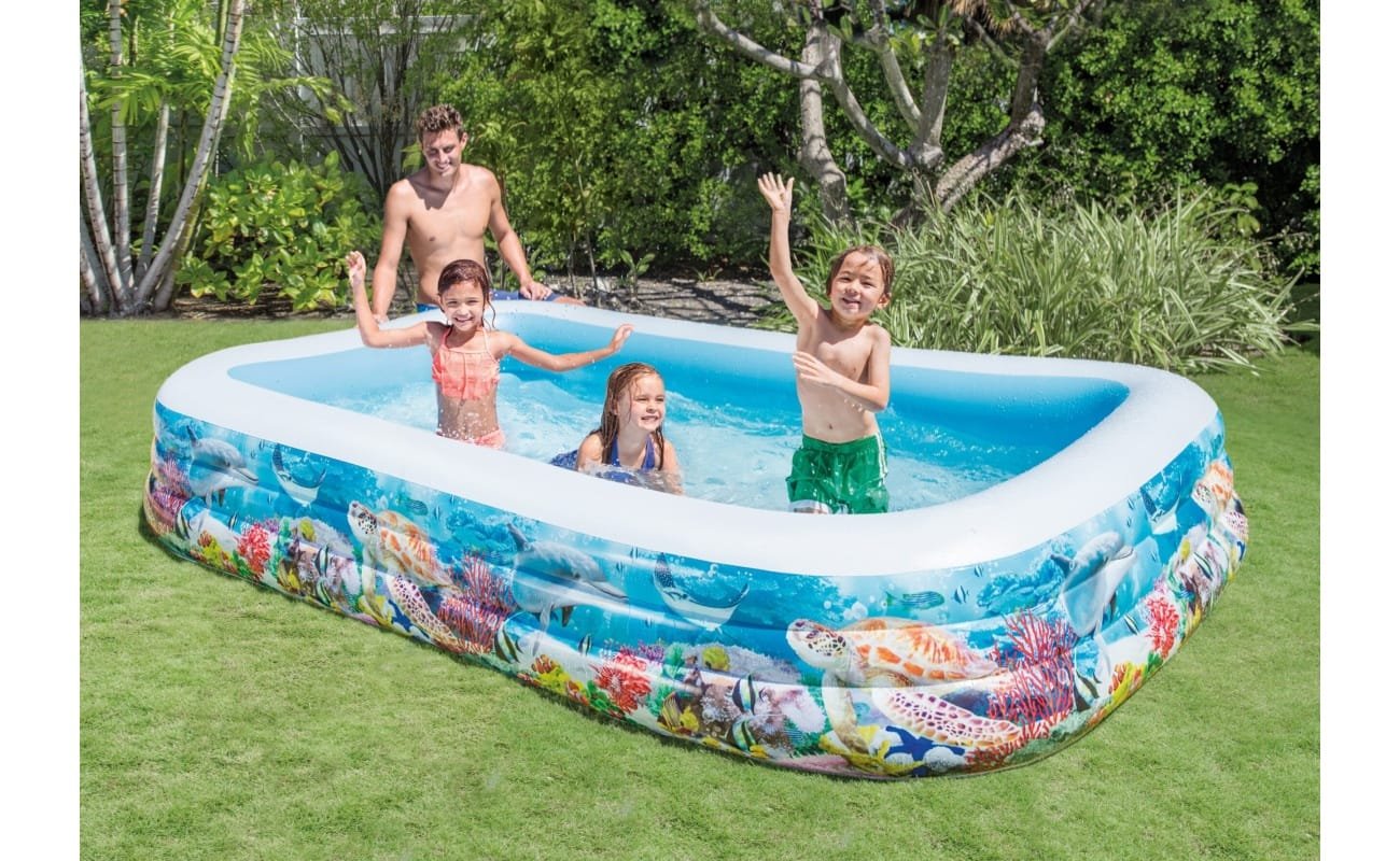 Pripučiamas baseinas INTEX Sealife Swim Center Pool 305x183x56cm