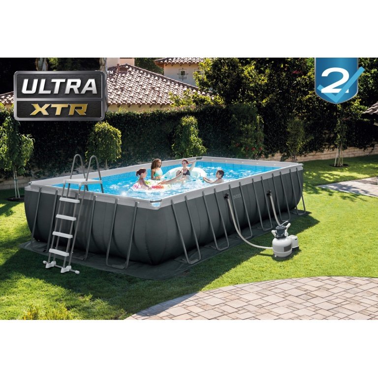 Lauko baseinas INTEX Ultra XTR Rectangular Pool Set 7.32 x 3.66  x 1.32m