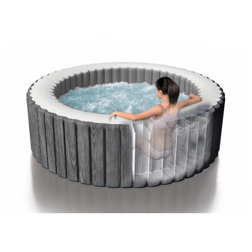 Masažinis baseinas INTEX PureSpa Greywood Deluxe set  216 cm x 71 cm