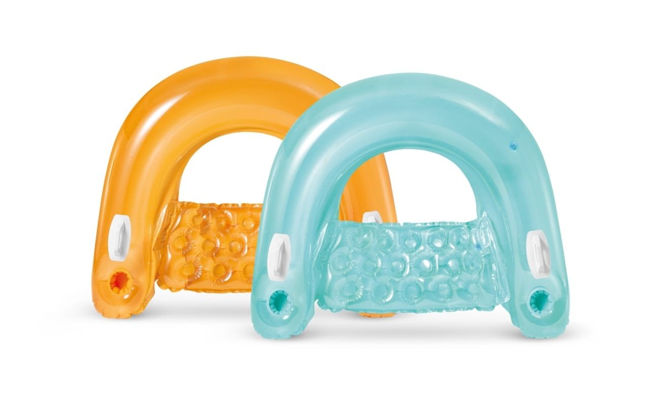 Pripučiamas paplūdimio fotelis INTEX Sit’n Floats 152x99cm