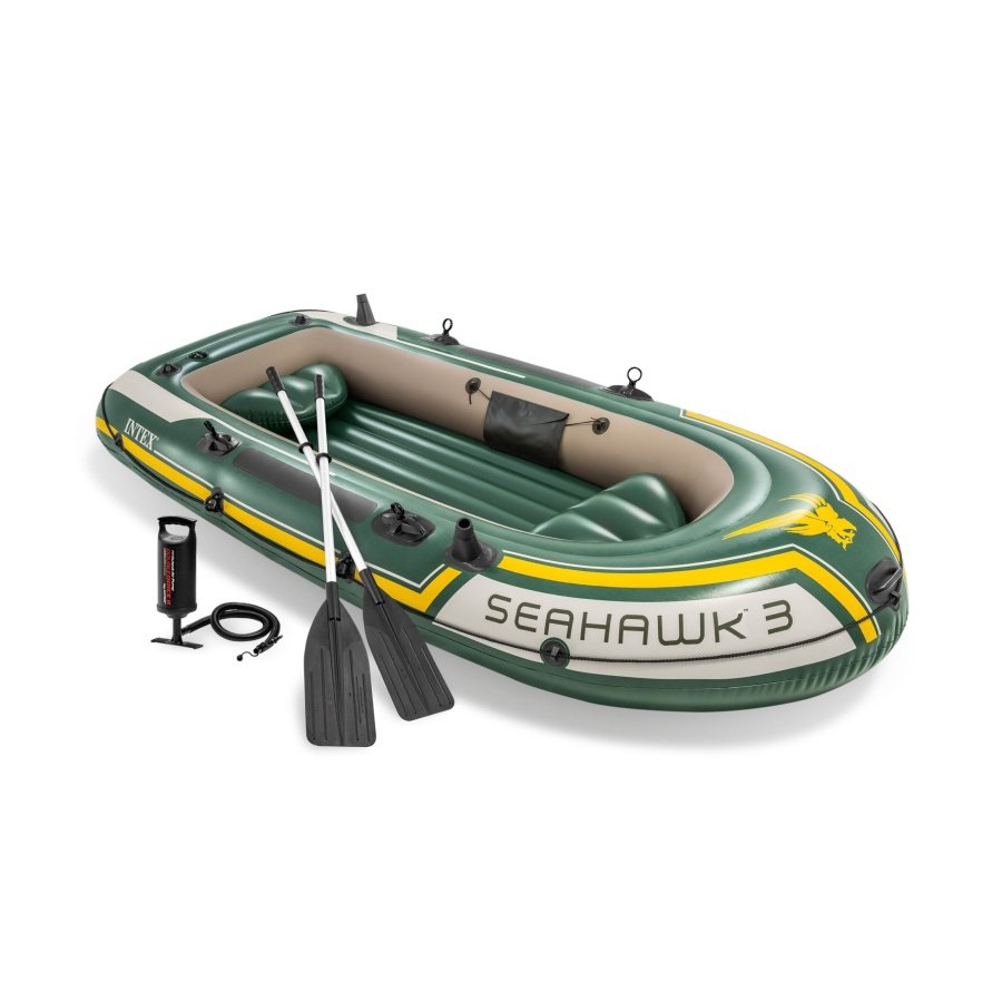 Pripučiama valtis INTEX Seahawk 3 asmenims, komplektas 295 x 137 x 43 cm