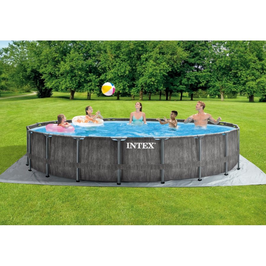 Karkasinis baseinas INTEX Greywood Prism Frame Premium Pool Set 5,49 x 1,22m