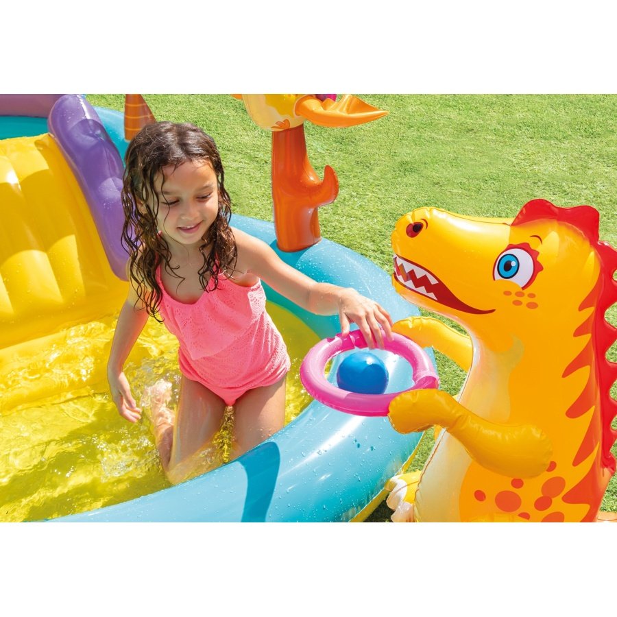 Pripučiama žaidimų aikštelė INTEX Dinoland Play Center (3.02m x 2.29m x 1.12m)